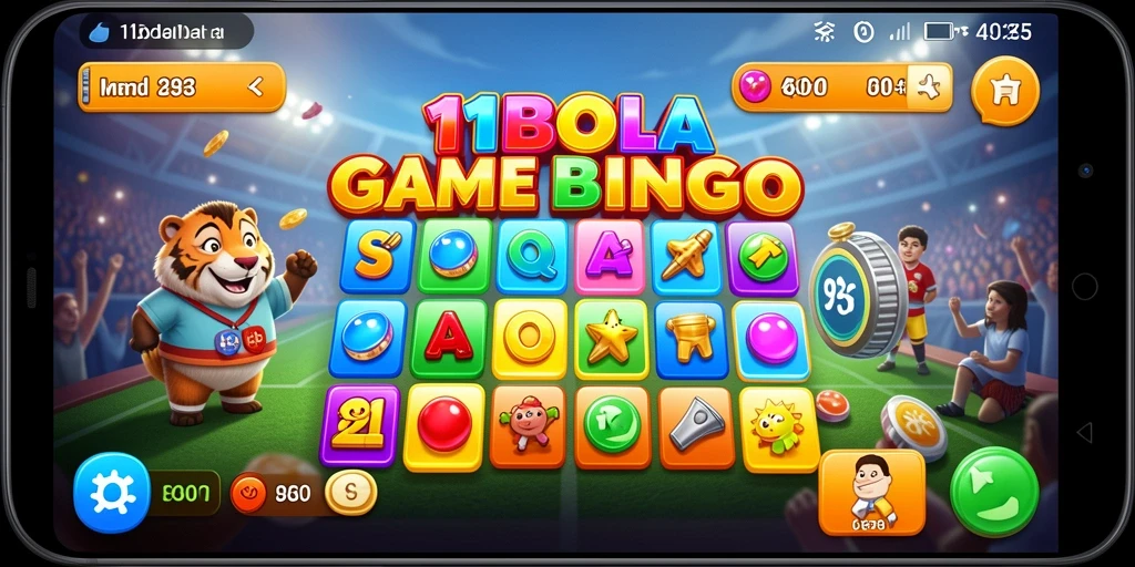 Screenshot gameplay 11BOLA menampilkan momen seru bermain Bingo.
