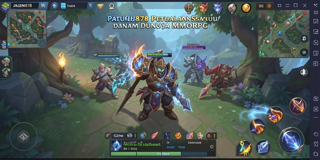 Tangkapan layar AGEN878 menampilkan aksi seru dalam dunia MMORPG.