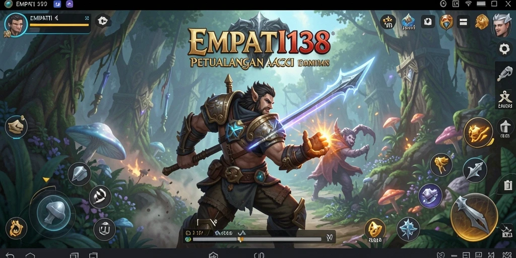 Tampilan gameplay epic dalam dunia ARPG EMPATI138.