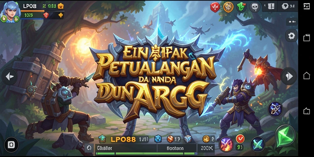 Gameplay seru LPO88 dengan serangan dan sihir yang memukau.