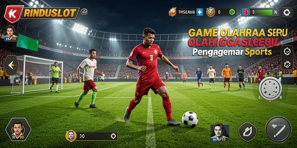 Screenshot gameplay RINDUSLOT menunjukkan aksi seru dalam olahraga.
