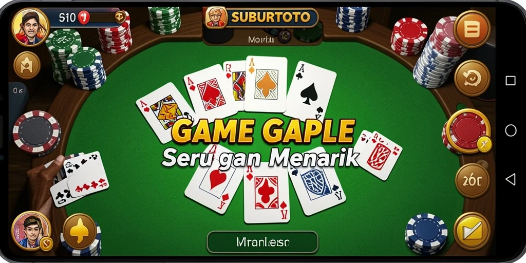 Screenshot menampilkan gameplay seru Gaple di SUBURTOTO.